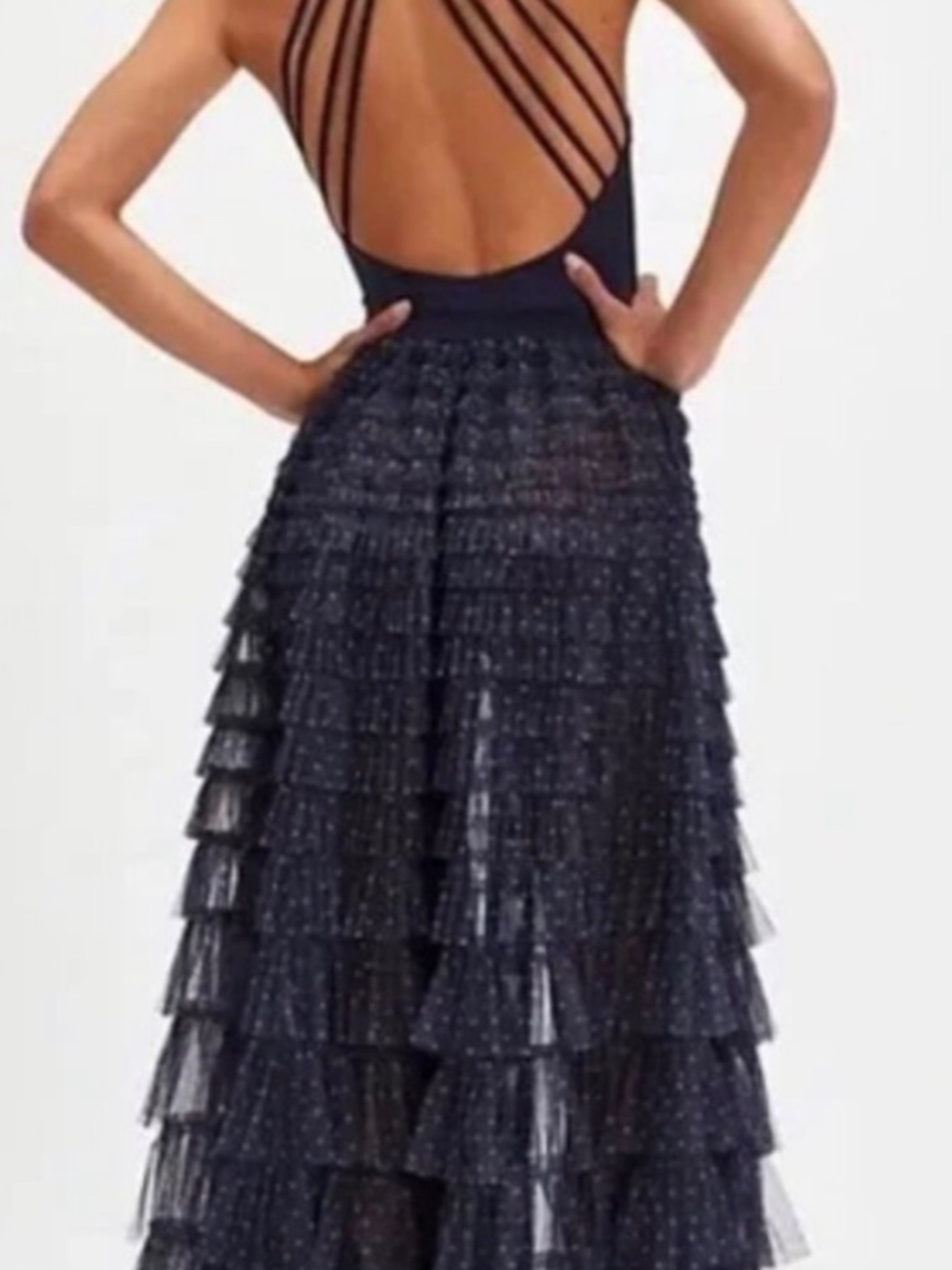 Free people return of the ruffle skirt size medium new - Picture 2 of 4